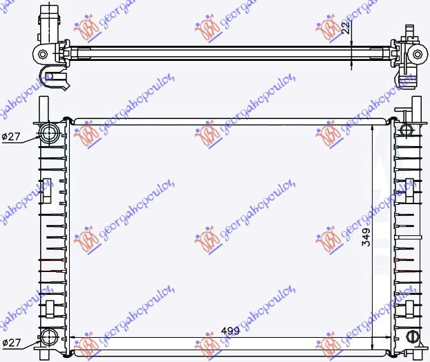 Radiator Apa - Ford Fiesta 2002 , 1214784