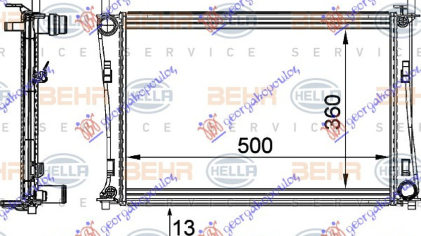 Radiator Apa - Ford Fiesta 2002 , 1222562