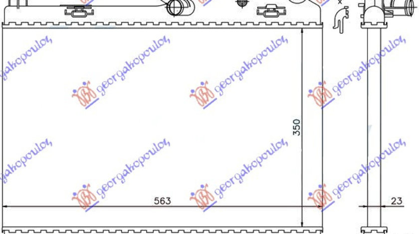 Radiator Apa - Ford Fiesta 2008 , 1523440