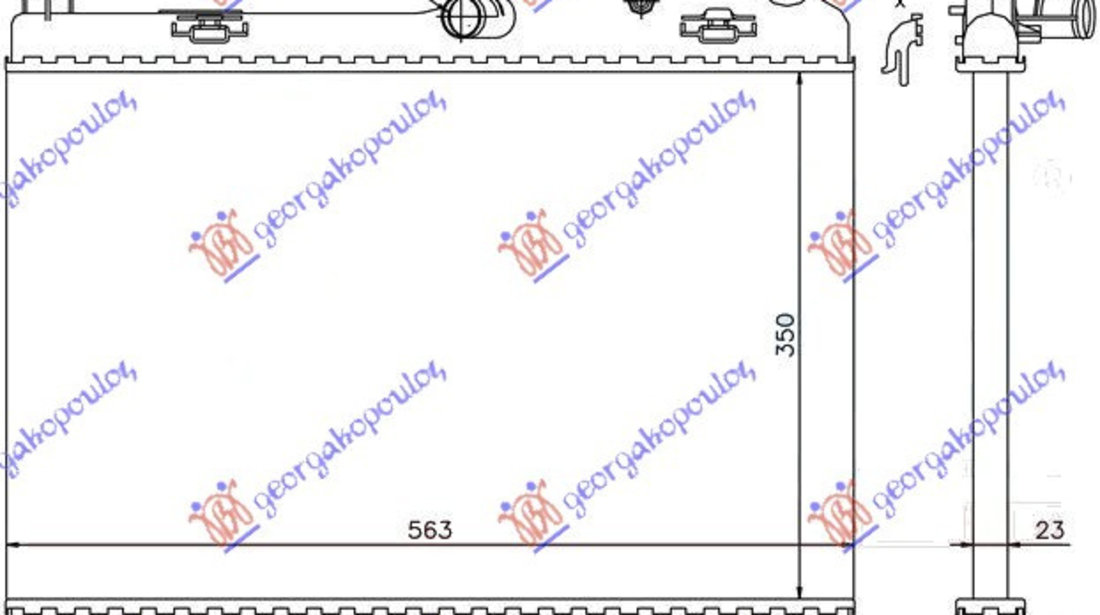 Radiator Apa - Ford Fiesta 2008 , 1540332