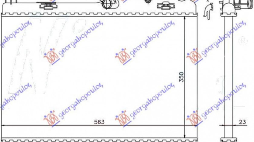 Radiator Apa - Ford Fiesta 2013 , 1516267