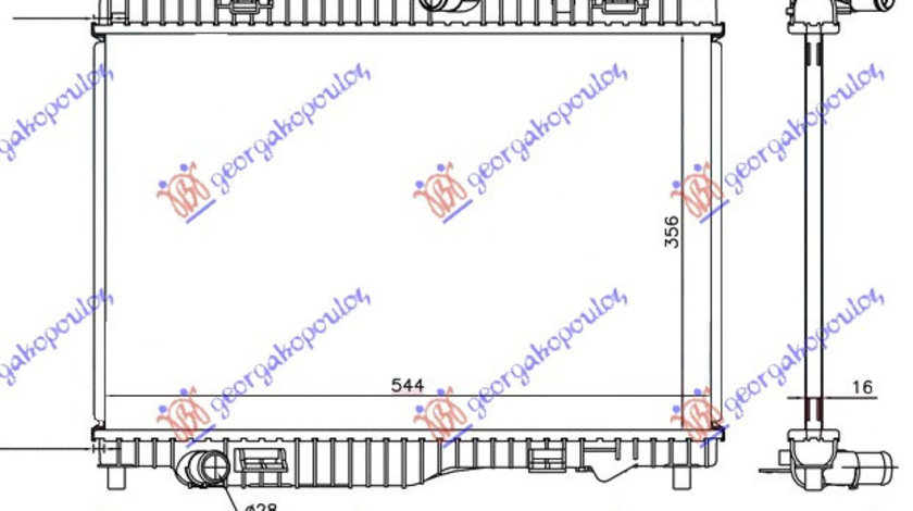 Radiator Apa - Ford Fiesta 2013 , 1768105