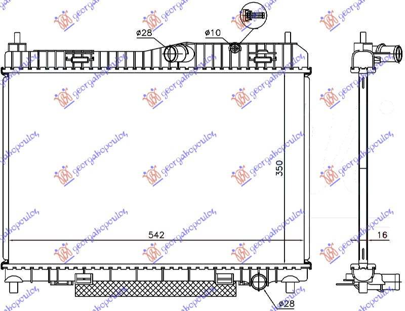 Radiator Apa - Ford Fiesta 2013 , 1772874