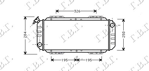 Radiator Apa - Ford Fiesta I 1978 , 6122462