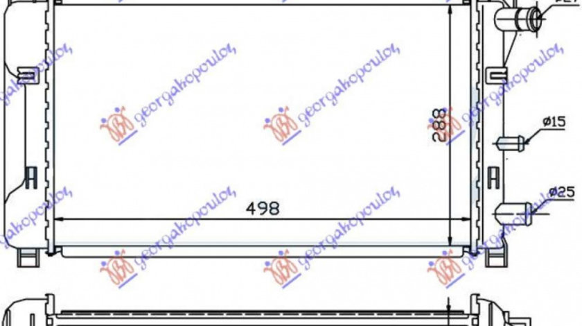 Radiator Apa - Ford Fiesta Iii 1990 , 6176237