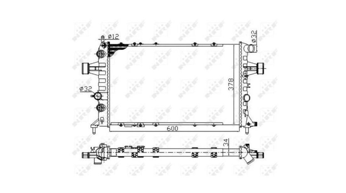 Radiator apa Ford FIESTA V (JH_, JD_) 2001-2010 #3 01073056