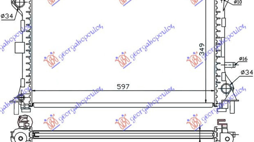 Radiator Apa - Ford Focus 1998 , 1061191