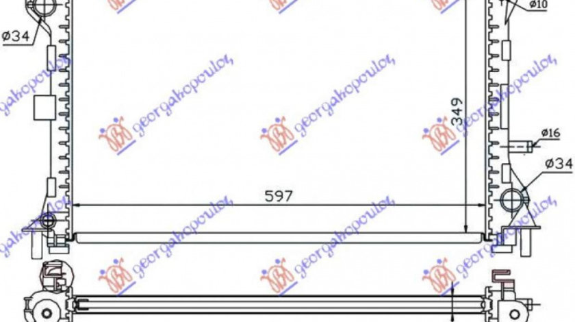 Radiator Apa - Ford Focus 1998 , 1091934