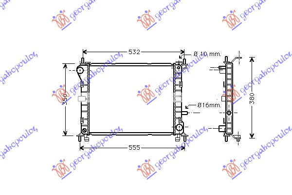 Radiator Apa - Ford Focus 1998 , 1093713