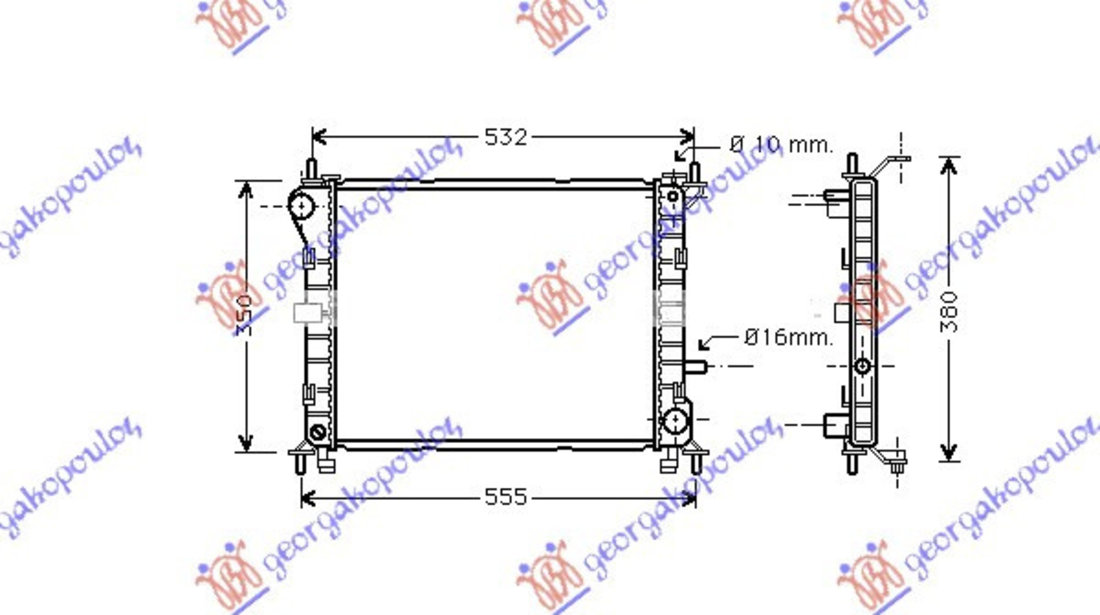 Radiator Apa - Ford Focus 1998 , 1671968