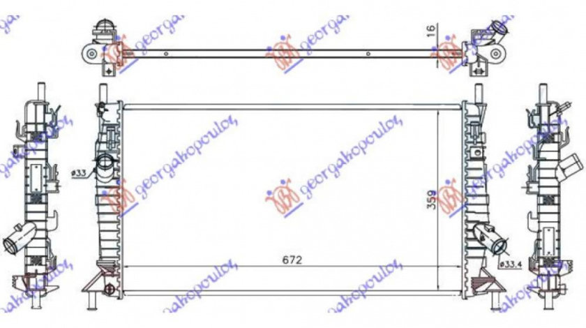 Radiator Apa - Ford Focus 2004 , 1354177