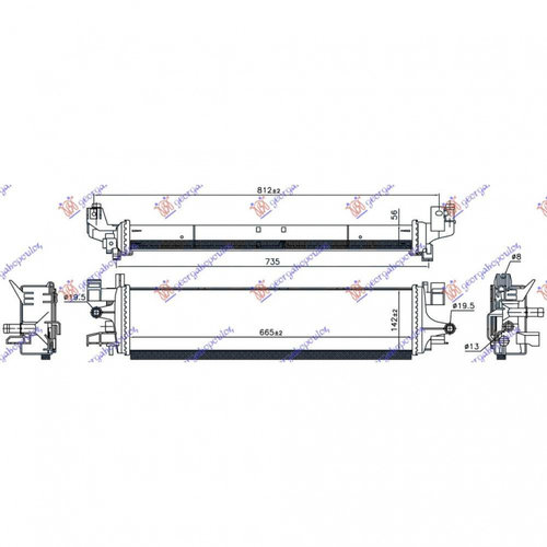 Radiator Apa - Ford Focus 2014 , 1862383