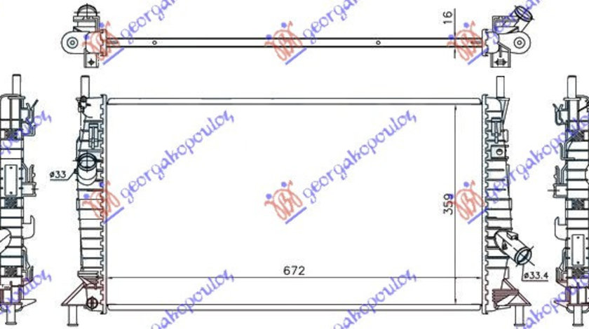 Radiator Apa - Ford Focus C-Max 2003 , 1309414