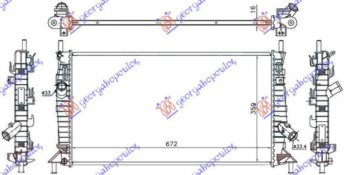 Radiator Apa - Ford Focus C-Max 2003 , 1354177
