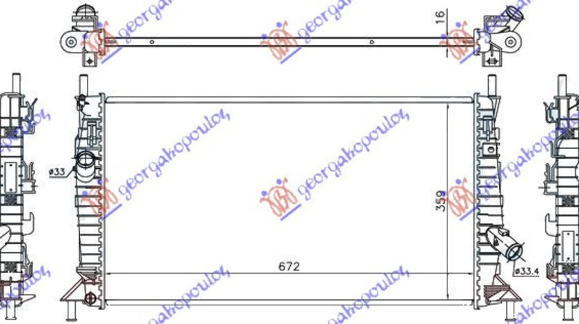 Radiator Apa - Ford Focus C-Max 2003 , 1354177