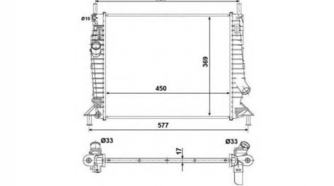 Radiator apa Ford FOCUS C-MAX 2003-2007 #3 01053083