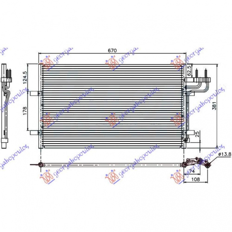 Radiator Apa - Ford Focus C-Max 2007 , 1305492