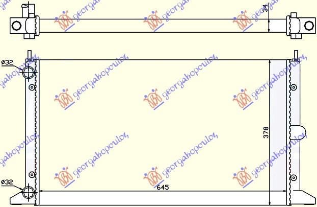 Radiator Apa - Ford Galaxy 1995 , 7258109