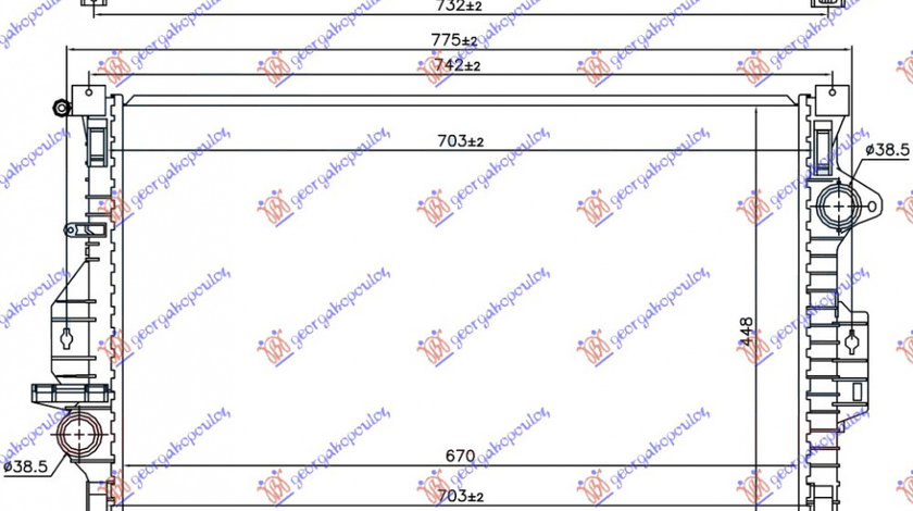 Radiator Apa - Ford Kuga 2013 , 1786806