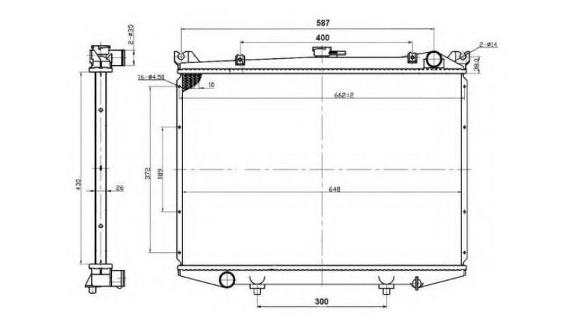 Radiator apa Ford MAVERICK (UDS, UNS) 1993-1998 #3 120014