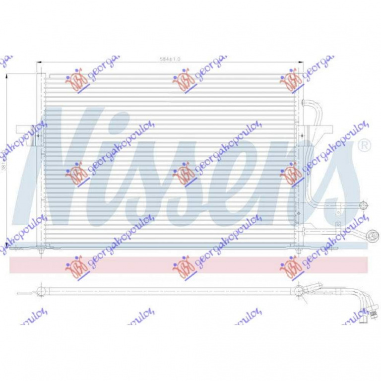 Radiator Apa - Ford Mondeo 1996 , 1029616