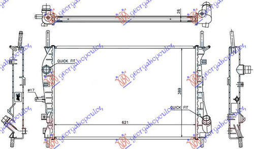 Radiator Apa - Ford Mondeo 2000 , 1216264