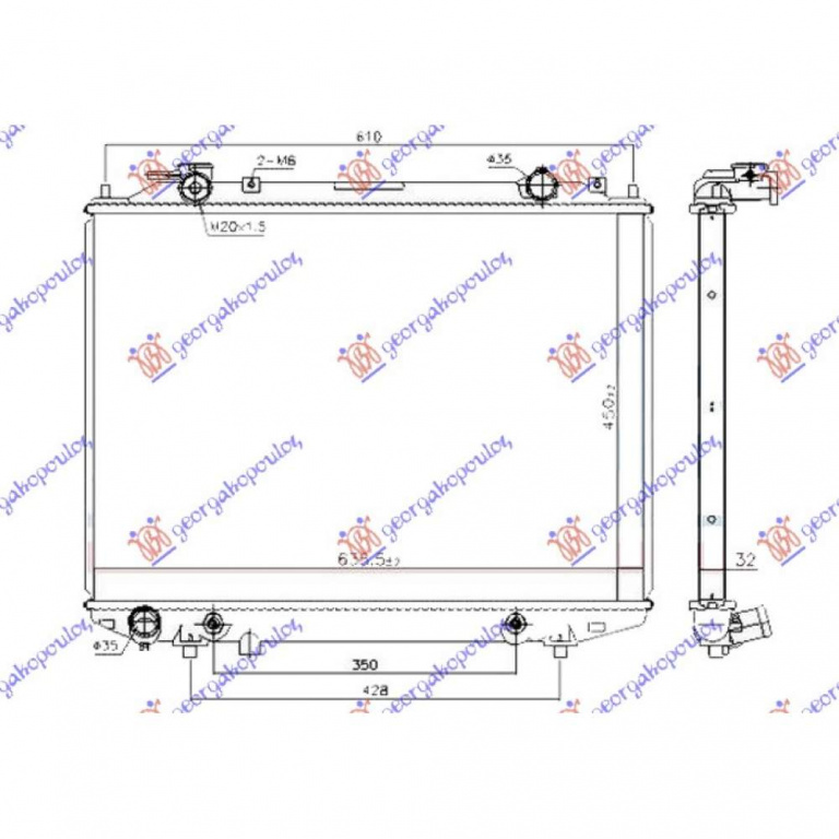 Radiator Apa - Ford Ranger 2006 , 1388340