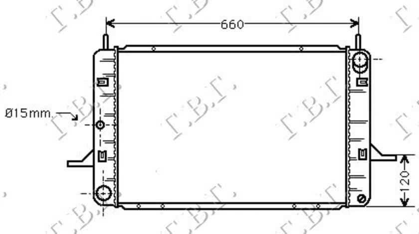 Radiator Apa - Ford Sierra 1987 , 6186886