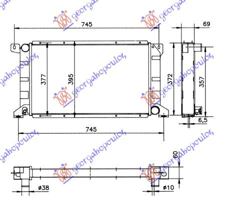 Radiator Apa - Ford Transit 1992 , 6912241