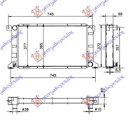 Radiator Apa - Ford Transit 1992 , 6912241