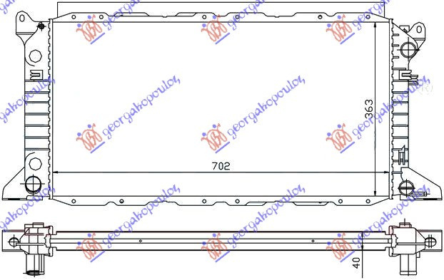 Radiator Apa - Ford Transit 1995 , 1112702