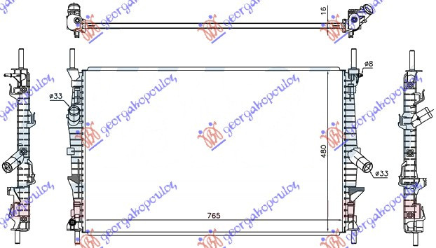 Radiator Apa - Ford Transit 2013 , 1789645