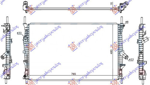 Radiator Apa - Ford Transit 2013 , 1789645