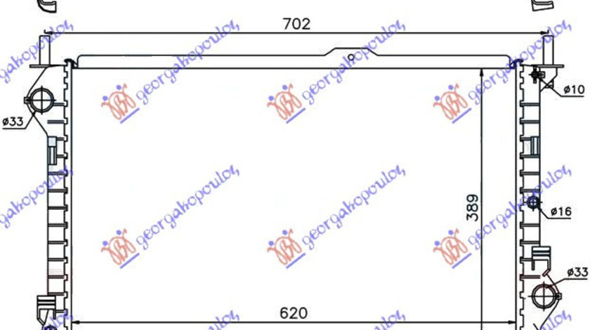 Radiator Apa - Ford Transit Connect 2003 , 4367089