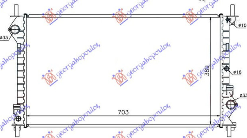 Radiator Apa - Ford Transit Connect 2003 , 4367092