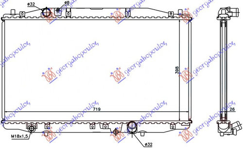 Radiator Apa - Honda Accord 2003 , 19010-Rbd-E01