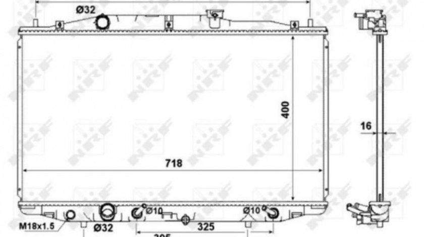 Radiator apa Honda ACCORD VII (CL) 2003-2016 #3 100042N