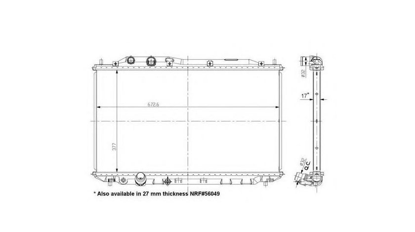 Radiator apa Honda CIVIC VIII Hatchback (FN, FK) 2005-2016 #2 01193022