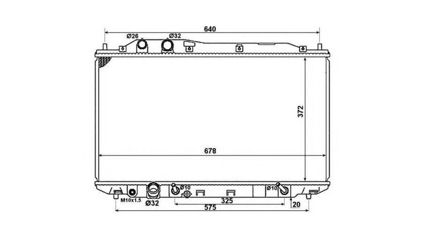 Radiator apa Honda CIVIC VIII limuzina (FD, FA) 2005-2016 #3 100061N