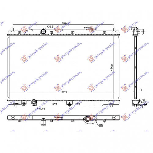 Radiator Apa - Honda Cr-V 2015 , 19010rsxg01