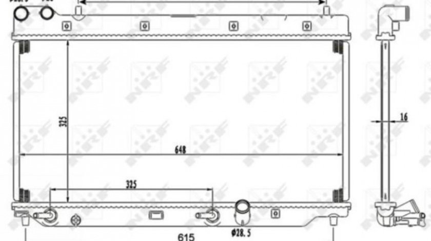 Radiator apa Honda JAZZ limuzina 2003-2016 #3 19010PWAE01