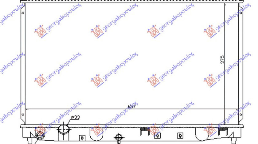 Radiator Apa - Honda S2000 2001 , 19010-Pcx003