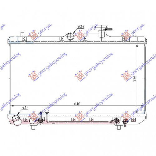 Radiator Apa - Hyundai Accent H/B-L/B 2003 , 25310-25050