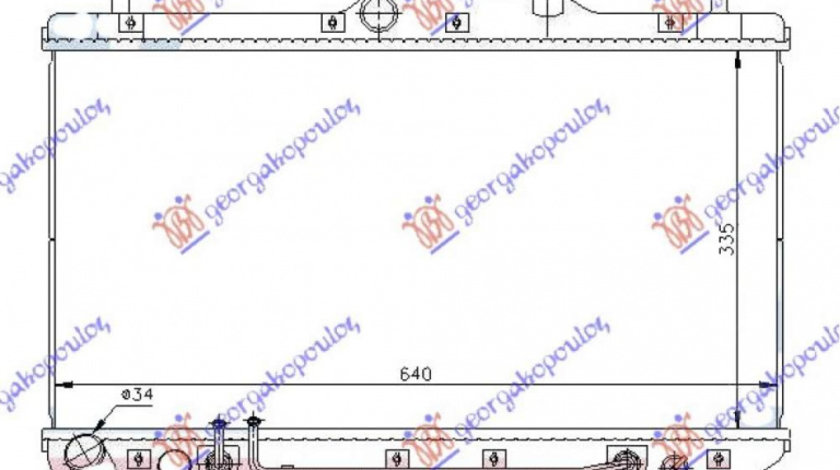 Radiator Apa - Hyundai Accent H/B-L/B 2003 , 25310-25050