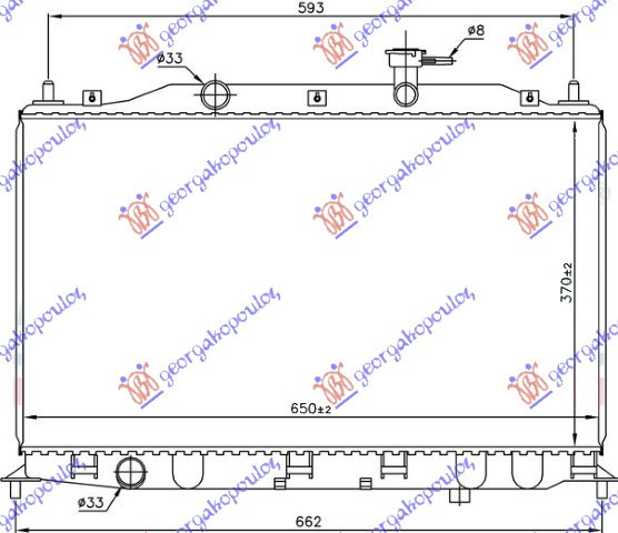 Radiator Apa - Hyundai Accent Sdn 2006 , 2.53e+05