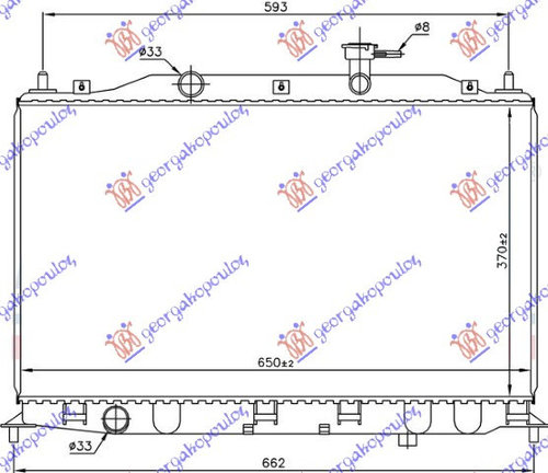 Radiator Apa - Hyundai Accent Sdn 2006 , 2.53e+05