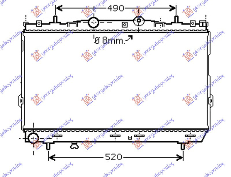 Radiator Apa - Hyundai Elantra 2000 , 25310-2d400