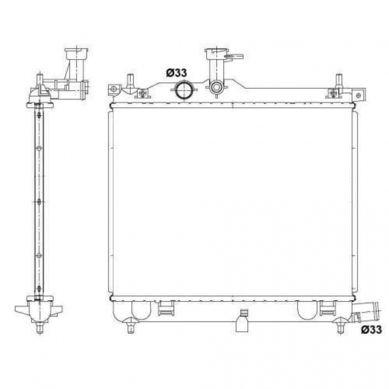 Radiator Apa - Hyundai I10 2010 , 25310-0x100