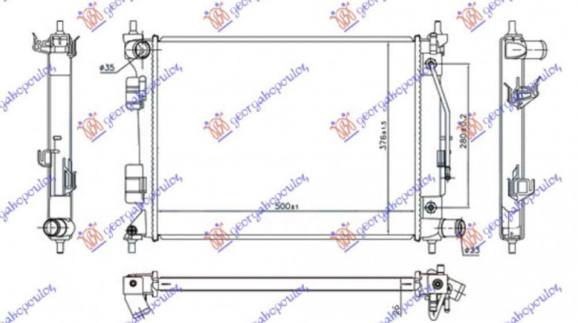 Radiator Apa - Hyundai I20 (Coupe) 2014 , 25310c8000