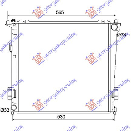 Radiator Apa - Hyundai I30 2007 , 25310-2h600